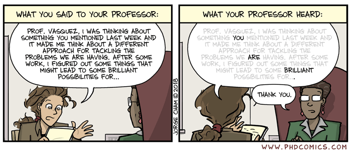 receiving feedback